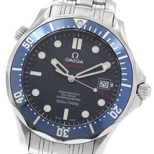 OMEGA Seamaster300 2220.80 Co-Axial Date Navy Dial Automatic Men's Watch_886694